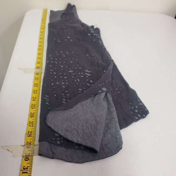 Hard Tail Womens Asymmetric Grunge Tank Top Size L Gray Alternative Steampunk - Picture 8 of 14